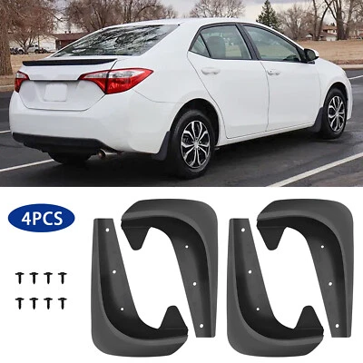 For Toyota Corolla 4PCS Front Rear Mud Flap Splash Guards Splashguard Fender New - Image 1 of 4