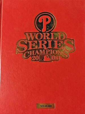 2008 WORLD SERIES PROGRAM #1470 LIMITED EDITION PHILADELPHIA PHILLIES TAMPA RAYS - Image 1 of 4