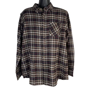 Northern Expedition Button Down Herren Größe Large Multi Langarm Flanellhemd - Bild 1 von 17