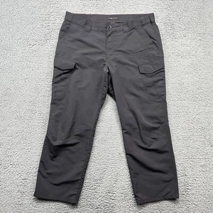 5.11 Tactical Fast-Tac Cargo Pants Mens 40x32 Charcoal Ripstop Canvas Utility - Picture 1 of 20