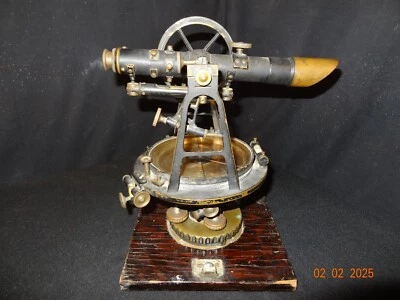 Antique Brass Transit Compass A. S.  Aloe Theodolite St. Louis, MO - Image 1 of 4