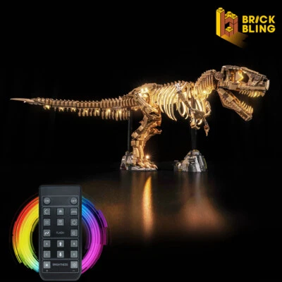 BrickBling Licht Kit für LEGO Dinosaurier-Fossilien: Tyrannosaurus rex 76968（RC）