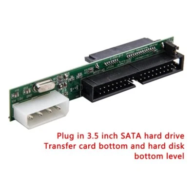 SATA to PATA IDE Converter 2.5 Sata Female to 3.5in IDE 40 pin Male Adapter Card - Image 1 of 4