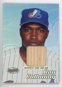 2002 Bowman's Best Bat Ron Calloway Rookie Card - Picture 1 of 2