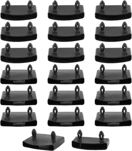 Tapas de extremo de repuesto para base de cama soportes de listones de plástico de 54x10 mm 20 piezas - Imagen 1 de 12