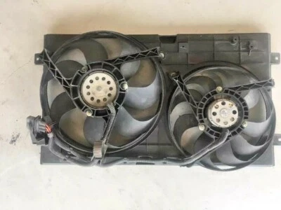 Volkswagen Beetle 1998-2005 radiador refrigeración ventilador doble 1,8 L 2,0 L 1C0121207C fabricante de equipos originales Foto 1 de 4