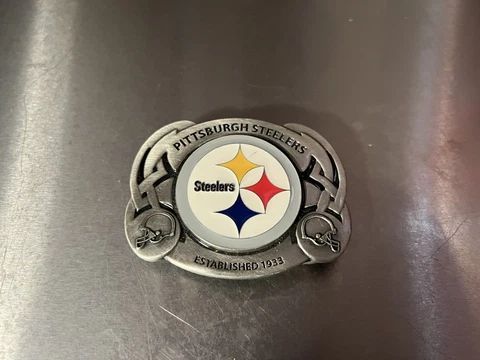 Pittsburgh Steelers NFL Commemorative Edition Siskiyou Belt Buckle Cover