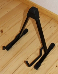 Acoustic Guitar Stand Black K&M 17541 Very Stable Metal New - Picture 1 of 11