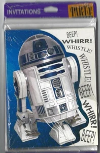Star Wars SE R2-D2 INVITATION cards (1997) unopened pack of 8 cards w/ Envelopes - Picture 1 of 1