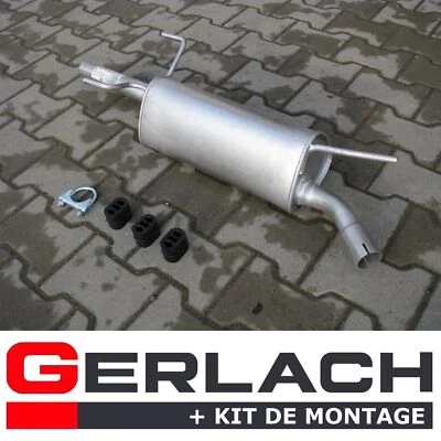 Pour Opel Vectra B 1.6 55kW 09/1995-08/2002 silencieux arriere F076 - Photo 1/3