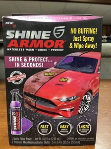 SHINE ARMOR - Ceramic Coating - Waterless Wash, Shine & Protect SEEN ON TV! A127 - Picture 1 of 3