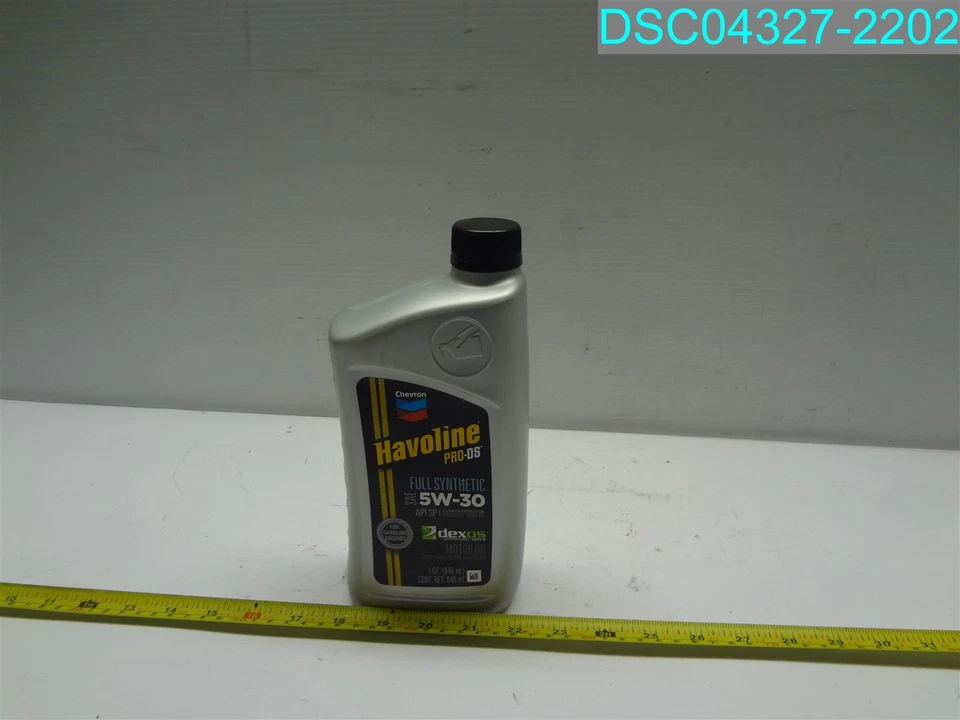 QTY=5 QT: (5 X 1 QT) Havoline ProDS Motor Oil 5W30 Full Synthetic 076568796457 Foto 1 de 4