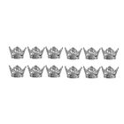 12Pcs Crown Rhinestone Napkin Rings,Exquisite Napkin  Holders Set For4107