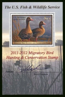 RW78b — 2011 Federal mini-sheet, Superb 98 NH - Image 1 of 2