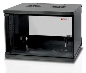 Techly Professional Armadio Rack 19'' a Muro 6U prof. 320 Nero Assemblato - Photo 1/1