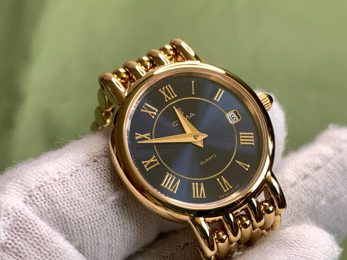 镀金表带女性Cyma 腕表| eBay 镀金表带女性Cyma 腕表| eBay