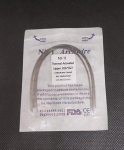 Dental Orthodontic Thermal Activated NITI Arch Wires Rectangular Ovoid Form - Picture 1 of 8