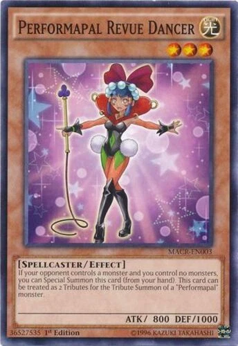 Yu-Gi-Oh! TCG Performapal Revue Dancer Maximum Crisis MACR-EN003 1st Ed Common - Image 1 of 1