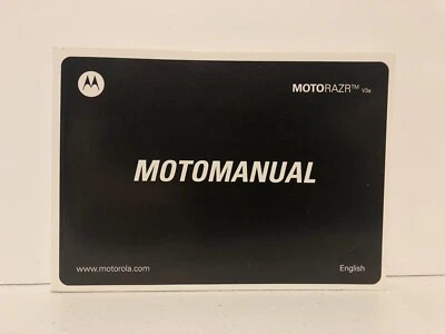 Motorola Razr V3a Motomanual Instruction Booklet - image 1 of 4