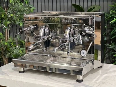 ECM VENEZIANO 2 GRUPOS MÁQUINA DE CAFÉ ESPRESSO COMERCIAL CAFÉ BARISTA CROMO Foto 1 de 4