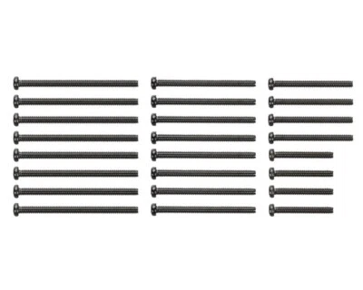 Tamiya Mini4WD Set Schwarze Stahl Schrauben 15/20/25/30mm 95434 Modellbau - Bild 1 von 4