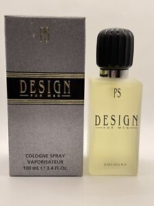 DESIGN By Paul Sebastian For Men 3.4oz Cologne Spray Rare Discontd. ~ NEW IN BOX