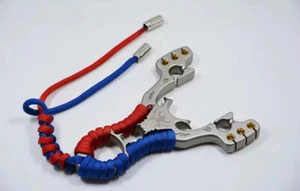 Powerful Slingshot Catapult Alloy Handle Sling Shot Game Hunting High Velocity - Picture 1 of 176