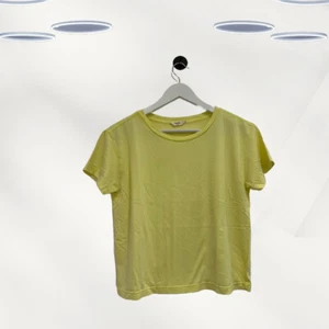Ex Hush Women’s Short Sleeve Crop Top in Yellow (Defect) - Picture 1 of 3