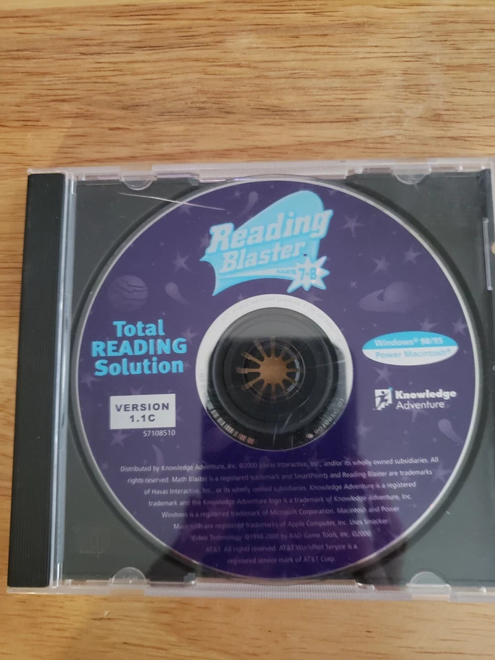 Reading Blaster Age 7-8 Knowledge Adventure - Image 1 of 1