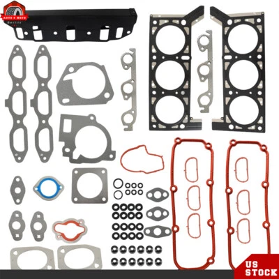 Juego de juntas de culata para Chrysler Town&Country Dodge Grand Caravan 2004-2010 3,8 L OHV Foto 1 de 4