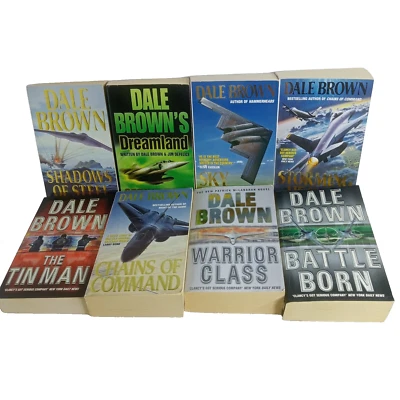 8 X Dale Brown Small Paperback Bundle Military Fiction Thriller Espionage Action - image 1 of 4