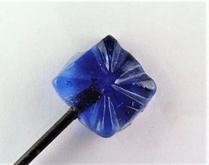 Kobalt Sandwich Glas Hutnadel HP-183 - Bild 1 von 1