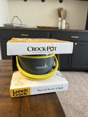 Crockpot Electric Lunch Box, Portable Food Warmer for On-the-Go, 20-Ounce, Grey - Image 1 of 2