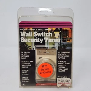 Intermatic EJ341C 120V Wall Switch Security Timer 1988 Factory Sealed NEW - Picture 1 of 9