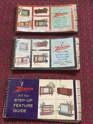 Vintage ZENITH TV Radio Full Line Catalog Set Up Guide Features USA 🇺🇸 3pc - Image 1 of 4