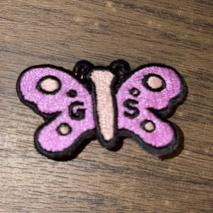 Girl Scouts USA Butterfly Embroidered Pin - Picture 1 of 4