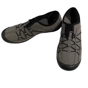 Scarpe da trekking Clarks Springers donna grigio nero in pelle misura 8 - Foto 1 di 12