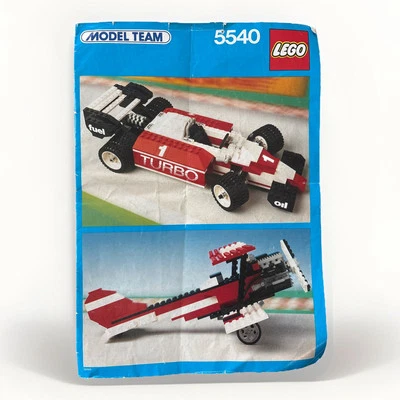 Lego Set Model Team 5540 Vintage Manual/Instructions/How To Build - Image 1 of 4