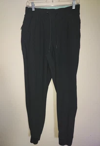 Birddogs Men's Joggers Medium Unlined Performance Athletic Comfort Unlined Black - Picture 1 of 11