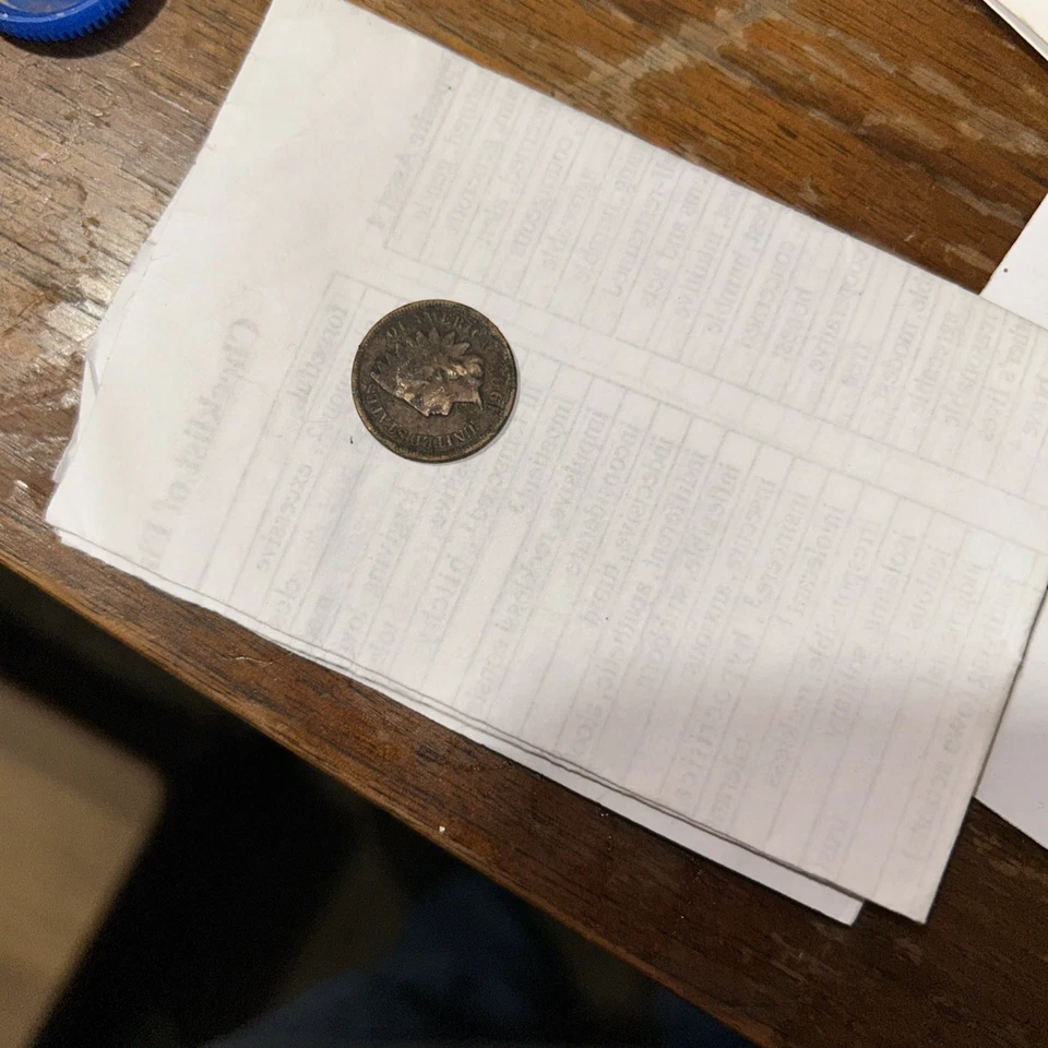 1901 Indian Head Penny Broad Strike, Clipe, Arco Ausente, Flechas, Erro Perfeito, Mais - Imagem 1 de 4