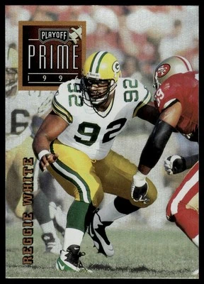 1996 Playoff Prime #075 Reggie White - Image 1 of 2