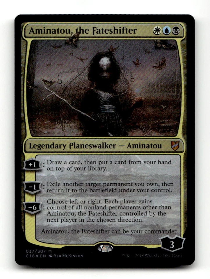 Aminatou, the Fateshifter Commander 2018 #37 Foil Mythic - Image 1 of 2