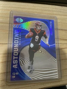 2020 Panini Illusions - Astounding Joe Burrow #A1 Sapphire (RC) - Picture 1 of 2
