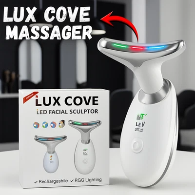 Lux Cove 7 in 1 Led Facial Sculptor, 7 Color & 3 Modes Led Facial Massager, - Image 1 of 4