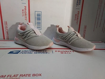 Nautica Brenton Niñas Tenis Zapatos sin cordones Gris Rosa NIÑO PEQUEÑO talla 9 #390 Foto 1 de 4