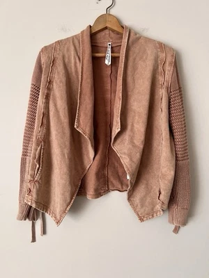 Suéter Cárdigan Tejido Mezcla Lana Boho Leo & Nicole Pequeño Mediano Foto 1 de 4