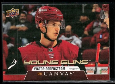 2020-21 Upper Deck UD Canvas #C103 Victor Soderstrom YG RC - Image 1 of 2