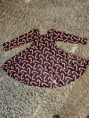 Vestido bastón de caramelo para niñas Foto 1 de 2