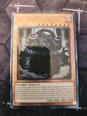 Erebus The Underworld Monarch RA04-EN019  PUR MISPRINT - Image 1 of 4