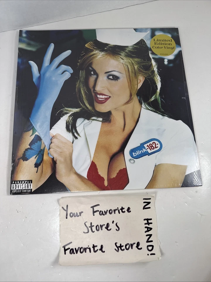 BLINK-182 EXPLICIT!! RARE! ENEMA OF THE STATE LIMITED ED RED/WHITE SPLIT VINYL!! - Image 1 of 4